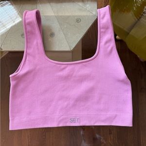 SET ACTIVE Box cut bra color Charm